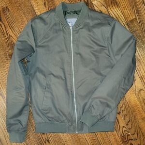 Primark Men's Olive Green Bomber Jacket